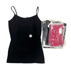 Set of 6 NWT Built-In Bra Tank Tops